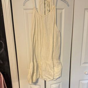 Xhilaration Cream Halter Blouse